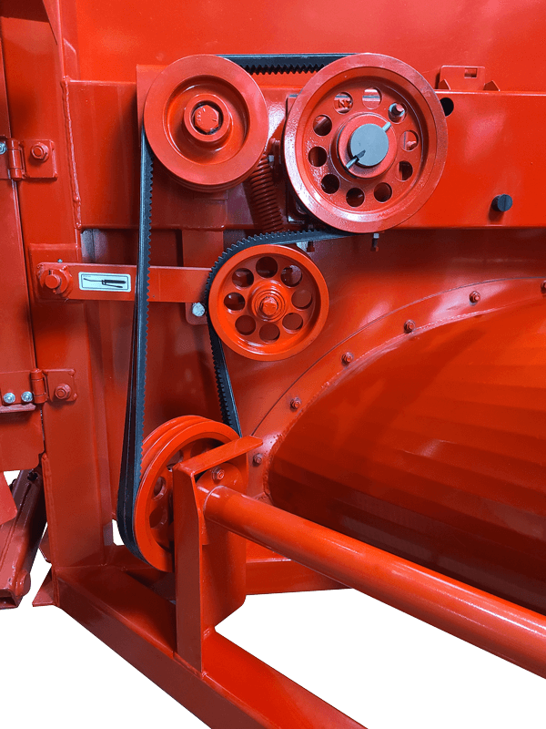 The feeding auger of the forage Blower 860 Model