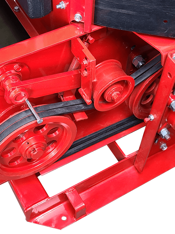 The feeding auger of the forage Blower 860 Model