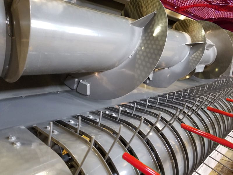 Windrow Pick-Up F46 5 finger bars close-up