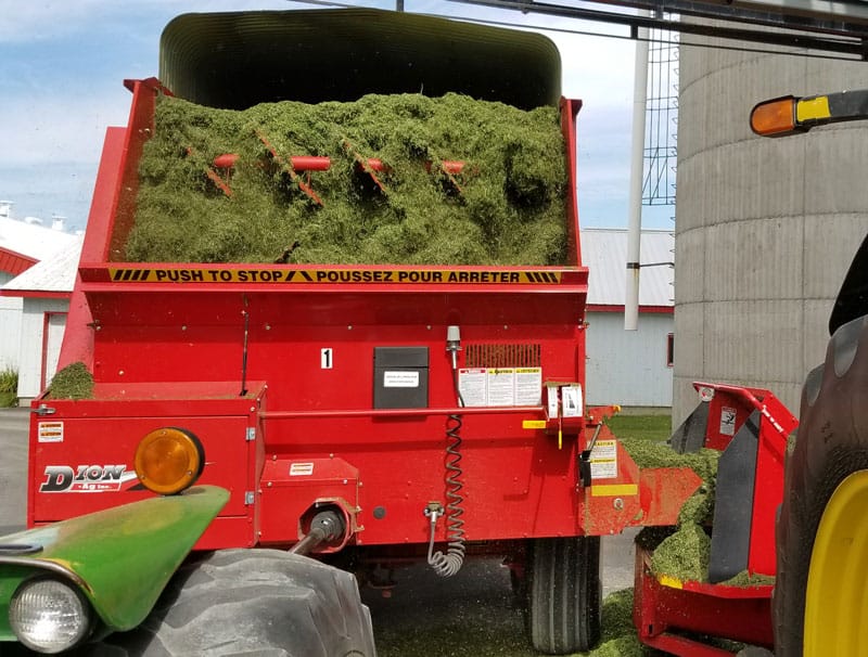 Front unload model of the B58 Silage Box